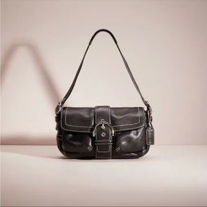 COACH Leather Soho Small Pocket Flap Bag